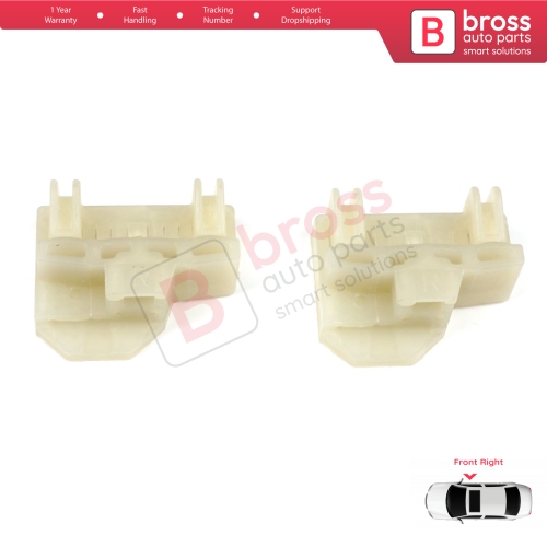 Window Regulator Repair Guide Clips Front Right for Audi A4 B5 VW Polo 6N Passat B5 3B Skoda Superb MK1 8D0837462
