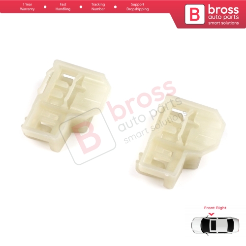 Window Regulator Repair Guide Clips Front Right for Audi A4 B5 VW Polo 6N Passat B5 3B Skoda Superb MK1 8D0837462