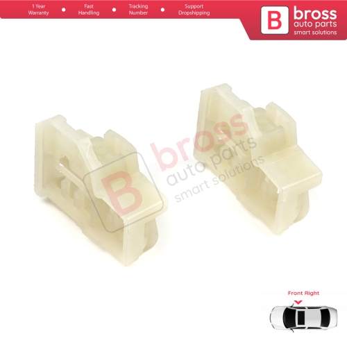 Window Regulator Repair Guide Clips Front Right for Audi A4 B5 VW Polo 6N Passat B5 3B Skoda Superb MK1 8D0837462