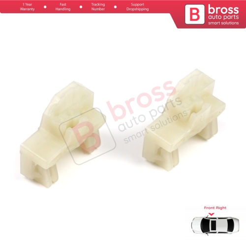 Window Regulator Repair Guide Clips Front Right for Audi A4 B5 VW Polo 6N Passat B5 3B Skoda Superb MK1 8D0837462