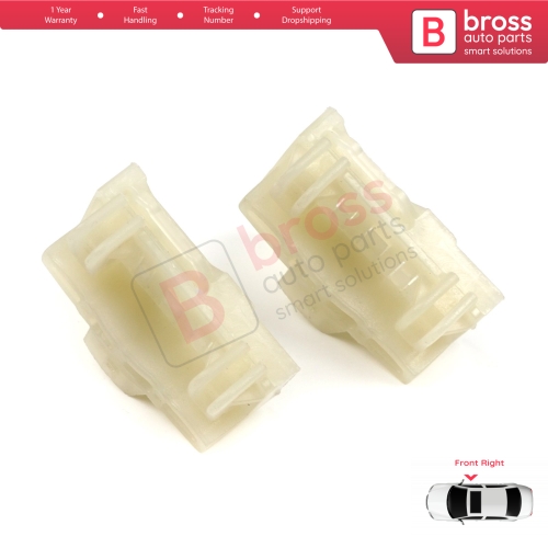 Window Regulator Repair Guide Clips Front Right for Audi A4 B5 VW Polo 6N Passat B5 3B Skoda Superb MK1 8D0837462