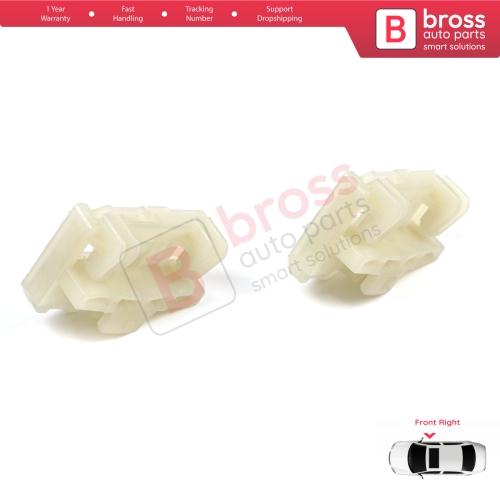 Window Regulator Repair Guide Clips Front Right for Audi A4 B5 VW Polo 6N Passat B5 3B Skoda Superb MK1 8D0837462