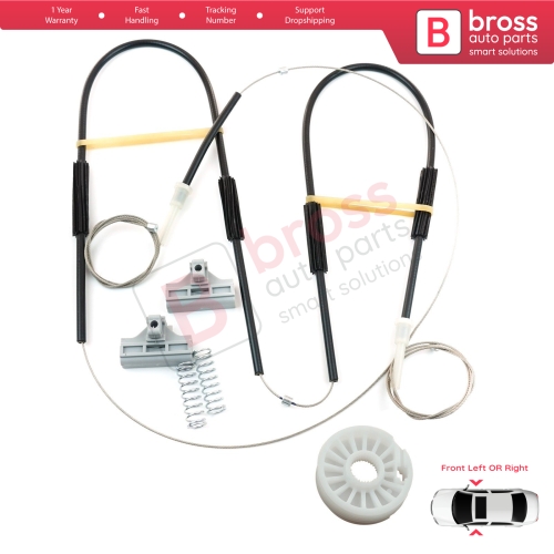 Power Window Regulator Repair Set Front Left or Right Door for Ford Mondeo MK3 B4Y BWY B5Y 2000-2007 4/5 Door 1S71F23201AB 1S71F23200AB