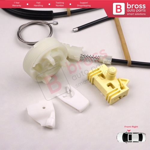 Window Regulator Repair Kit Front Right Door for Renault Scenic MK1 JA JA0/1 1996-2003 7700838591
