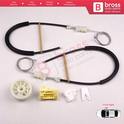 Window Regulator Repair Kit Front Right Door for Renault Scenic MK1 JA JA0/1 1996-2003 7700838591