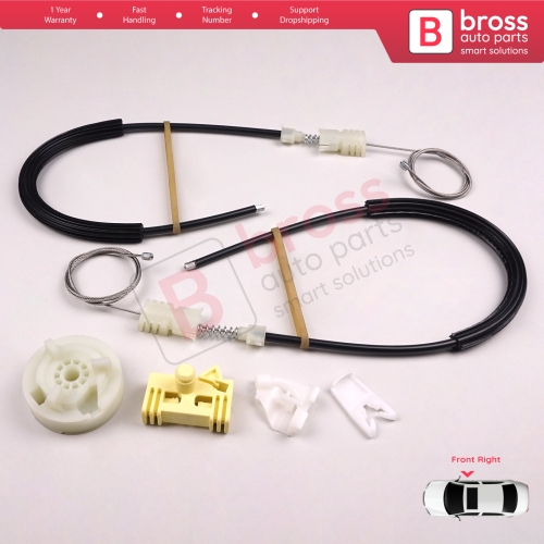 Window Regulator Repair Kit Front Right Door for Renault Scenic MK1 JA JA0/1 1996-2003 7700838591