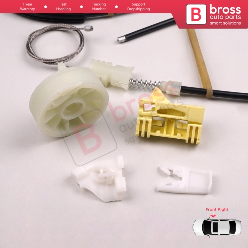 Window Regulator Repair Kit Front Right Door for Renault Scenic MK1 JA JA0/1 1996-2003 7700838591