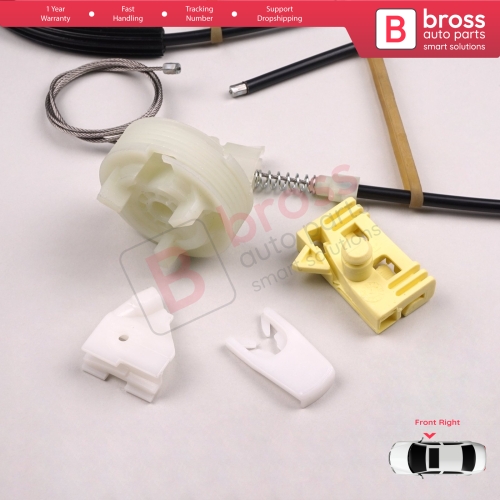 Window Regulator Repair Kit Front Right Door for Renault Scenic MK1 JA JA0/1 1996-2003 7700838591