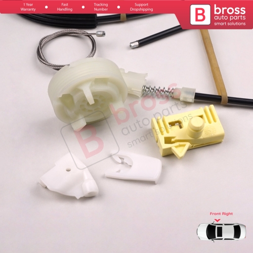 Window Regulator Repair Kit Front Right Door for Renault Scenic MK1 JA JA0/1 1996-2003 7700838591