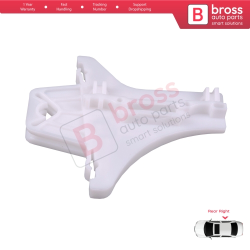Window Regulator Repair Clips Rear Right Door for VW Jetta Golf MK5 A5 1K R32 GTI Rabbit Plus 5M1 1K5839462