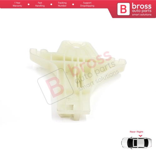 Window Regulator Repair Clips Rear Right Door for VW Jetta Golf MK5 A5 1K R32 GTI Rabbit Plus 5M1 1K5839462