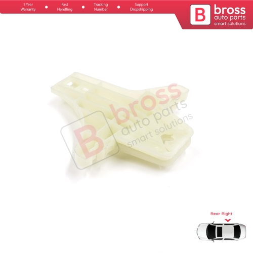 Window Regulator Repair Clips Rear Right Door for VW Jetta Golf MK5 A5 1K R32 GTI Rabbit Plus 5M1 1K5839462