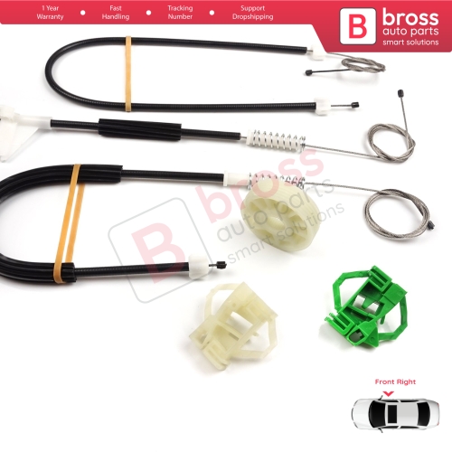 Window Regulator Repair Kit Front Right Door for Seat Cordoba MK1 6K1 6K2 Vario 6K5 4/5 Door Inca 6K9 6K4837402P