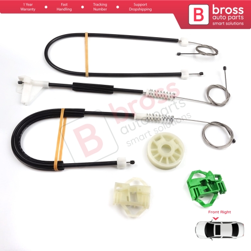 Window Regulator Repair Kit Front Right Door for Seat Cordoba MK1 6K1 6K2 Vario 6K5 4/5 Door Inca 6K9 6K4837402P