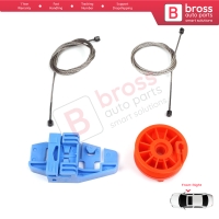 Power Window Regulator Repair Set Front Right Door for Renault Scenic Grand Scenic MK2 JM0/1 2003-2009 4/5 Door 8200118775