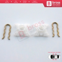 Window Regulator Sliding Pivot Clips For BMW E36 E92 E93 E34 E32 Z3 Z4 Volvo Passat B3 B4 Range Rover 2 LP P38A 51321938884 