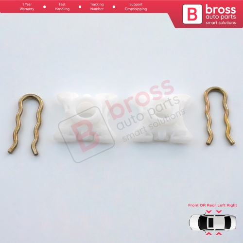 Window Regulator Sliding Pivot Clips For BMW E36 E92 E93 E34 E32 Z3 Z4 Volvo Passat B3 B4 Range Rover 2 LP P38A 51321938884 