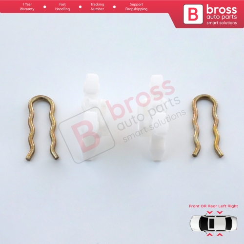 Window Regulator Sliding Pivot Clips For BMW E36 E92 E93 E34 E32 Z3 Z4 Volvo Passat B3 B4 Range Rover 2 LP P38A 51321938884 