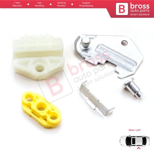 Window Regulator Clips Metal Connection Sheet Rear Left for Vauxhall Opel Vectra B Mercedes W210 S210 Saab 9-3 900