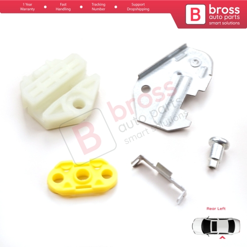 Window Regulator Clips Metal Connection Sheet Rear Left for Vauxhall Opel Vectra B Mercedes W210 S210 Saab 9-3 900