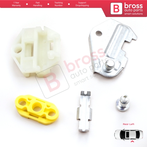 Window Regulator Clips Metal Connection Sheet Rear Left for Vauxhall Opel Vectra B Mercedes W210 S210 Saab 9-3 900