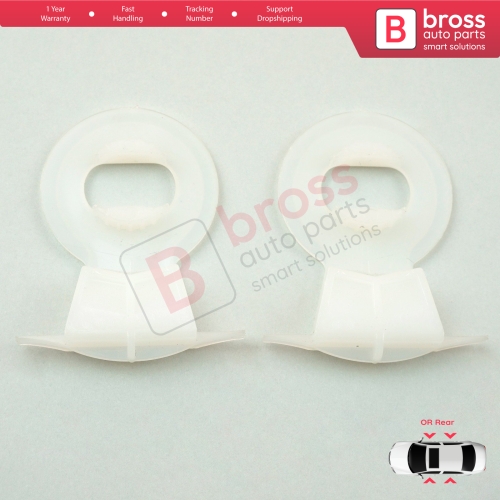 Window Regulator Glass Holder Clips for Renault Clio 3 Laguna 2 Espace 4 Vel Satis Peugeot 207 307 308 CC Citroen C3 Pluriel 8200006887 