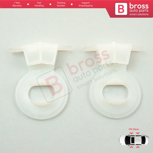 Window Regulator Glass Holder Clips for Renault Clio 3 Laguna 2 Espace 4 Vel Satis Peugeot 207 307 308 CC Citroen C3 Pluriel 8200006887 