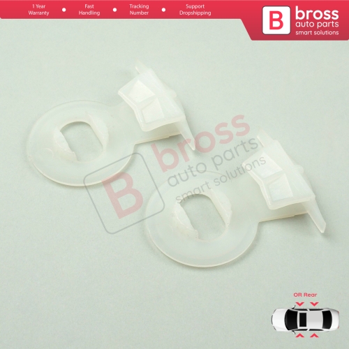 Window Regulator Glass Holder Clips for Renault Clio 3 Laguna 2 Espace 4 Vel Satis Peugeot 207 307 308 CC Citroen C3 Pluriel 8200006887 