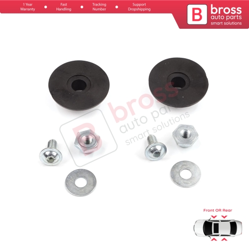 2 Sets Window Regulator Glass Rail Mount Bracket for Mercedes C Class W203 S203 CL203 CLC 2037200114