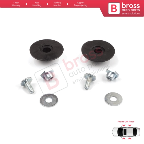 2 Sets Window Regulator Glass Rail Mount Bracket for Mercedes C Class W203 S203 CL203 CLC 2037200114