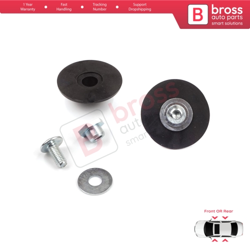 2 Sets Window Regulator Glass Rail Mount Bracket for Mercedes C Class W203 S203 CL203 CLC 2037200114