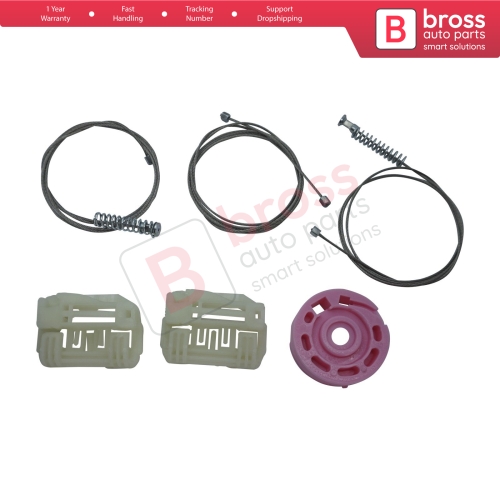 Window Regulator Repair Kit Front Left for Hyundai I30 MK1 FD 2007-2012 5-Door 824712L001