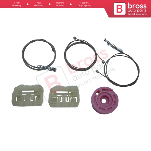 Window Regulator Repair Kit Front Left for Hyundai I30 MK1 FD 2007-2012 5-Door 824712L001