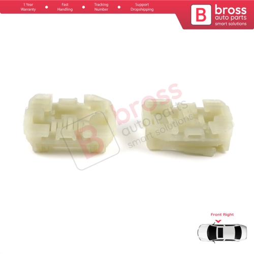 Window Regulator Repair Clips Front Right for Hyundai I30 MK1 FD 2007-2012 5-Door 824812L001