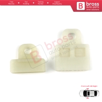 2 Types Power and Manual Window Regulator Glass Channel Slider Sash Connector Clips for Toyota