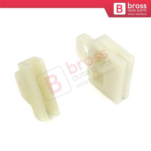 2 Types Power and Manual Window Regulator Glass Channel Slider Sash Connector Clips for Toyota