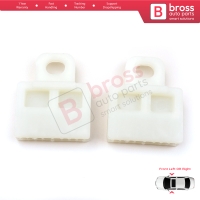 2 Pieces Window Regulator Glass Channel Slider Sash Connector Clips for Toyota