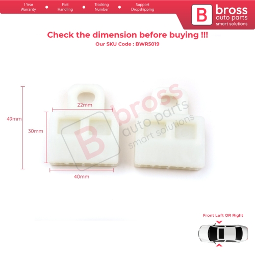 Door Window Glass Holder Connector Sash Clips For Toyota Corolla Prius Cruiser Hilux Matrix Pontiac Vibe Lexus RX