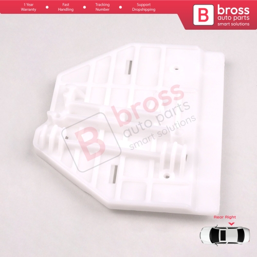 Window Regulator Repair Clips Rear Right Door for Audi A6 C6 S6 4F 4F2 4F5 2004-2011 4/5 Door 4F0839462