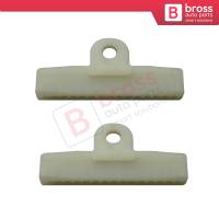 2 Pieces Window Regulator Glass Channel Slider Sash Connector Clips for Toyota Type 1