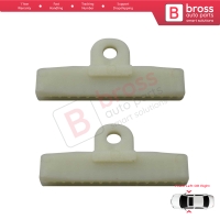 2 Pieces Window Regulator Glass Channel Slider Sash Connector Clips for Toyota Type 1