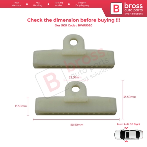 Door Window Glass Holder Connector Sash Clips For Toyota Corolla Prius Cruiser Hilux Matrix Pontiac Vibe Lexus RX