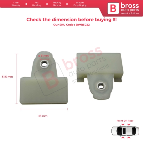 Door Window Glass Holder Connector Sash Clips For Pontiac Grand Am Sunfire 1995-2005 Oldsmobile Alero Cutlass MK6 Chevrolet Cavalier Malibu 22689012