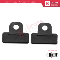 2 Pieces Window Regulator Glass Channel Slider Sash Connector Clips for Toyota Type 2