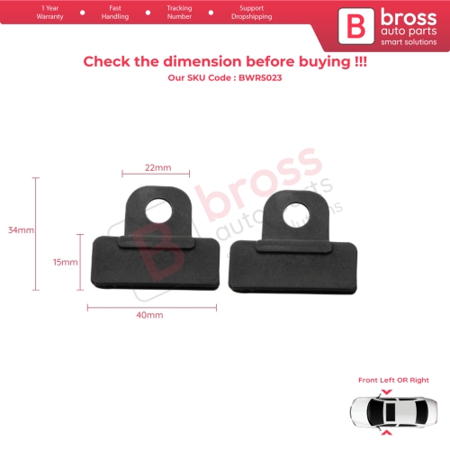 Door Window Glass Holder Connector Sash Clips For Toyota Corolla Prius Cruiser Hilux Matrix Pontiac Vibe Lexus RX