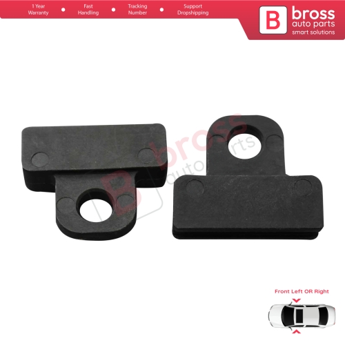 2 Pieces Window Regulator Glass Channel Slider Sash Connector Clips for Toyota Type 2