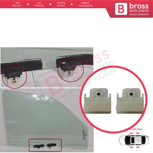 Door Window Glass Holder Connector Sash Clips For Isuzu Chevrolet D-Max MK1 RA RC Holden Rodeo Colorado GMC Canyon