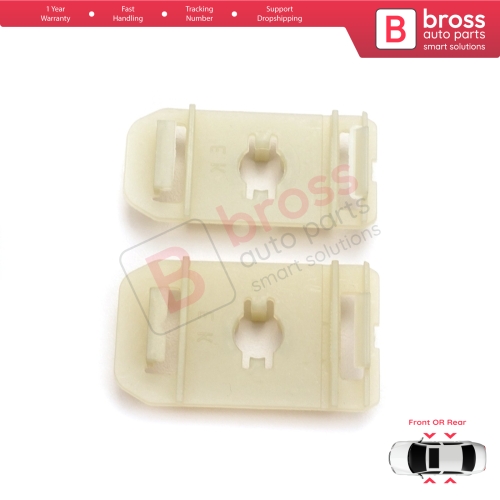 2 Pieces Window Regulator Repair Sash Clips For Mercedes W203 C Class C230 C240 C320 C55 AMG C32 AMG