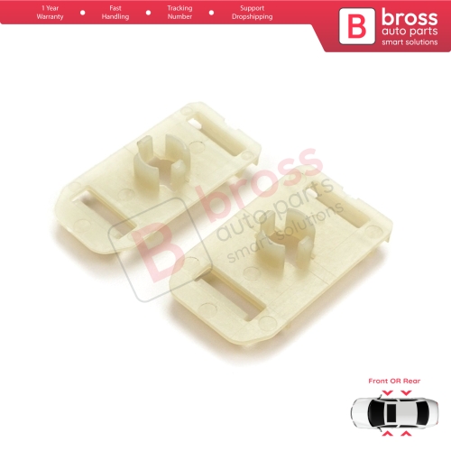 2 Pieces Window Regulator Repair Sash Clips For Mercedes W203 C Class C230 C240 C320 C55 AMG C32 AMG