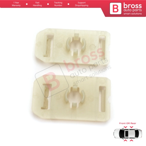 Window Regulator Glass Rail Mount Bracket Sash Clips for Mercedes C Class W203 S203 CL203 CLC 2037200114